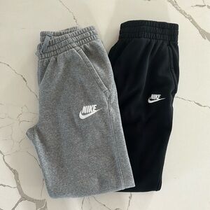 Nike Boys XL Sweatpants Grey & Black Bundle, Excellent Condition!!